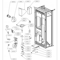 Ventilateur Tangentiel pour Poêle à Granulés - ref 107602