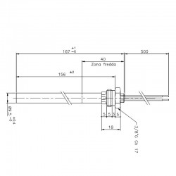 Bougies raccord 3/8”  - 147011041