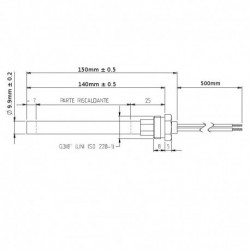 Bougies raccord 3/8” - 14701005