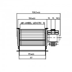 VENTILATEUR TANGENTIEL - 1470653