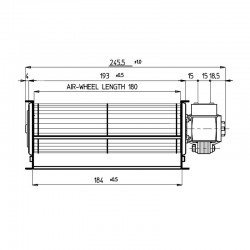 VENTILATEUR TANGENTIEL - 14706030