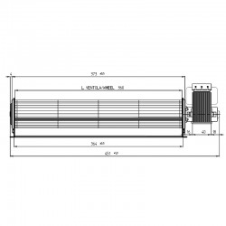 VENTILATEUR TANGENTIEL - 14706029 - EMMEVI - FERGAS 114503X