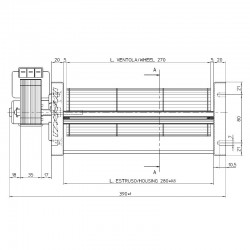 VENTILATEUR TANGENTIEL - 14706071 - EMMEVI - FERGAS 153459 