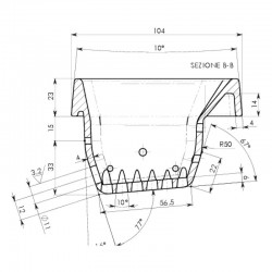BRASIER FONTE 14809005 - 001N