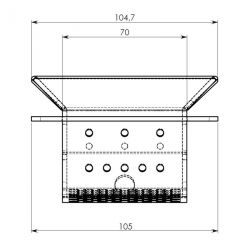 BRASIER ACIER 1409003 - 57000