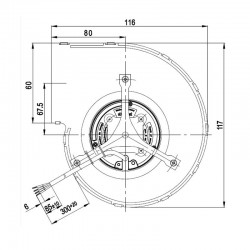 Ventilateur centrifuge 14706001