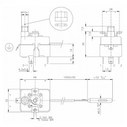 Thermostat avec redémarrage manue