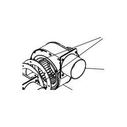 Ventilateur centrifuge gauche ( AIR CANALISABLE)